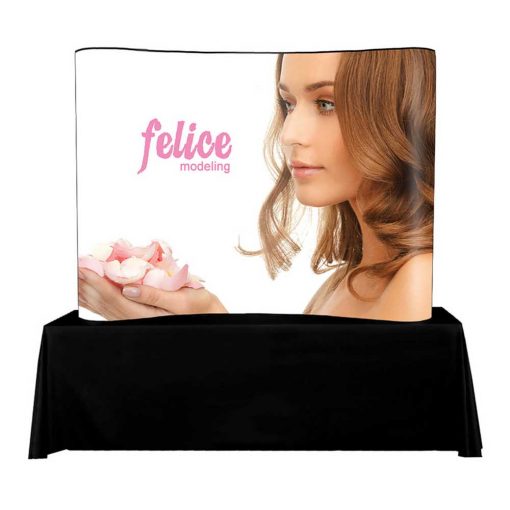 8ft Tabletop Pop Up Package Graphic Full