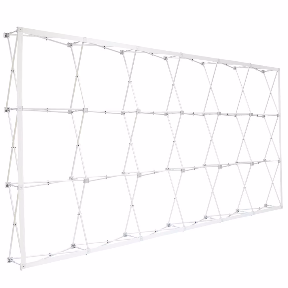 15 x 7.5 ft. RPL Fabric Pop Up Display Straight Hardware Only No Endcaps 01