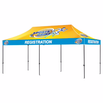 20 ft Casita Air Canopy Tent Graphic Package White Trim 1