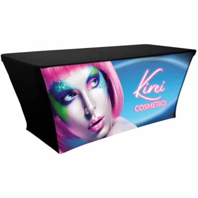 Backlit Fitted Table Throw Graphic Package 6 ft 01