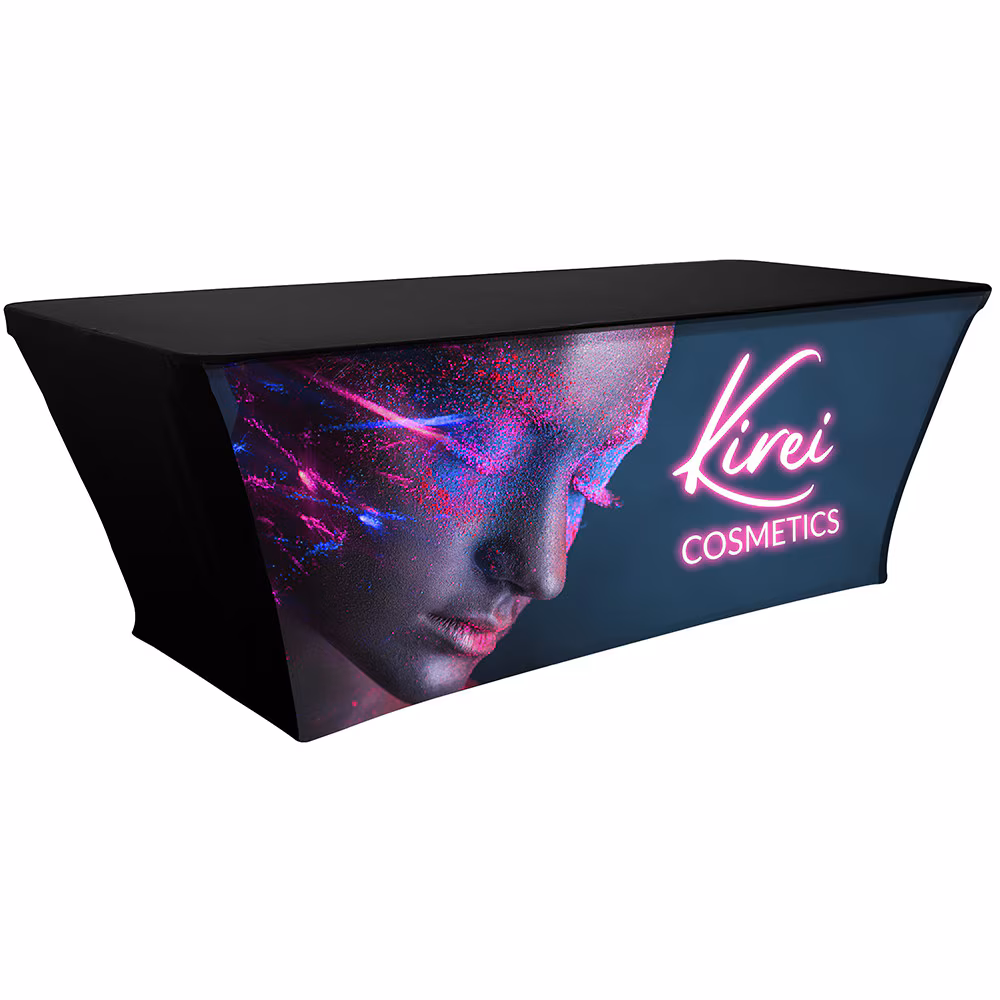 Backlit Fitted Table Throw Graphic Package 8 ft 01
