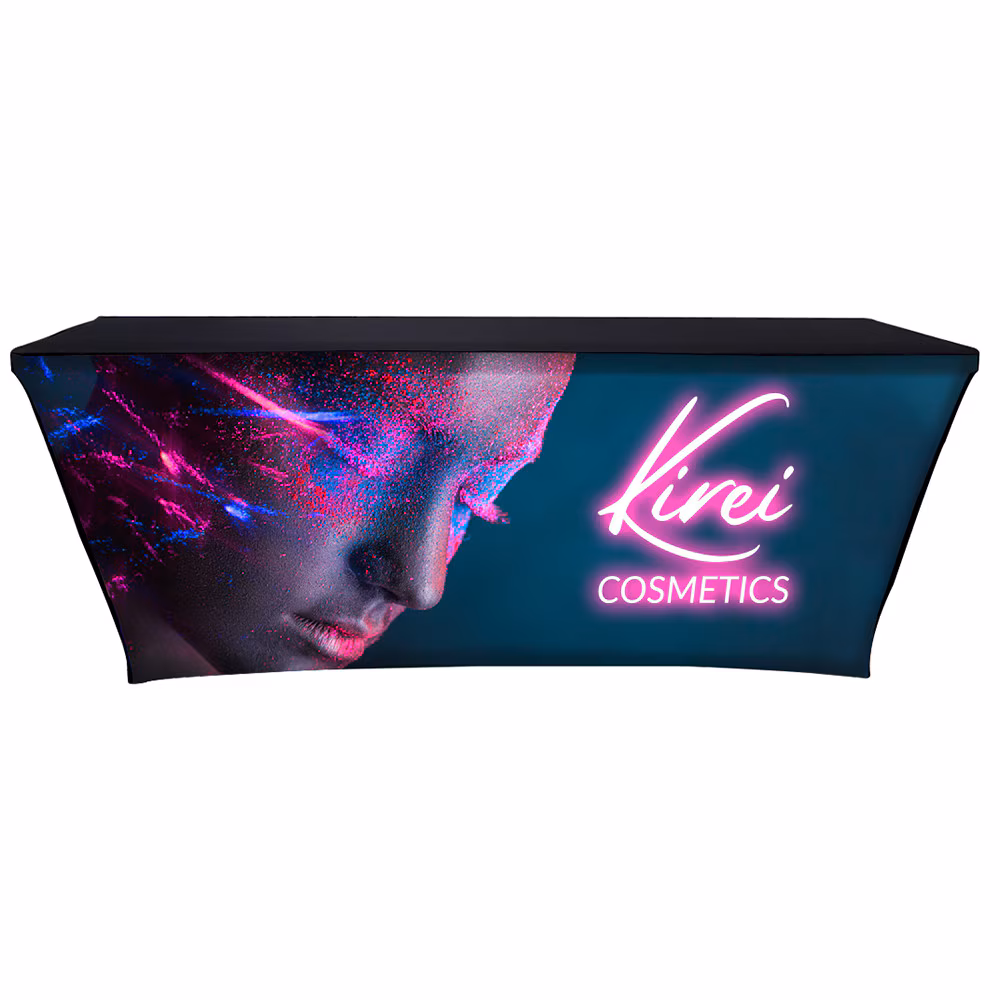 Backlit Fitted Table Throw Graphic Package 8 ft 02