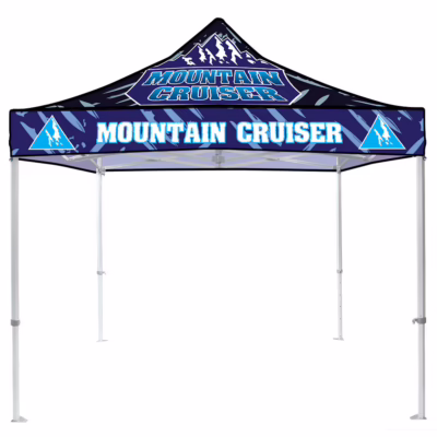 Casita 10 ft Heavy Duty Aluminum Canopy Tent Graphic Package Black Trim Color 01