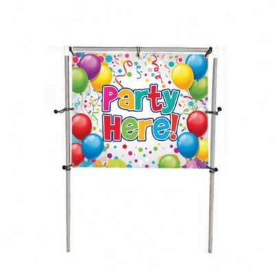 In Ground Banner 6x5 Single