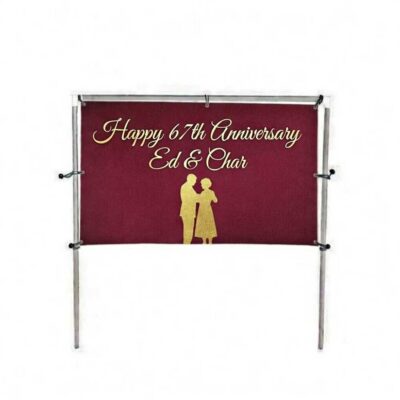 In Ground Banner 8x5 Single