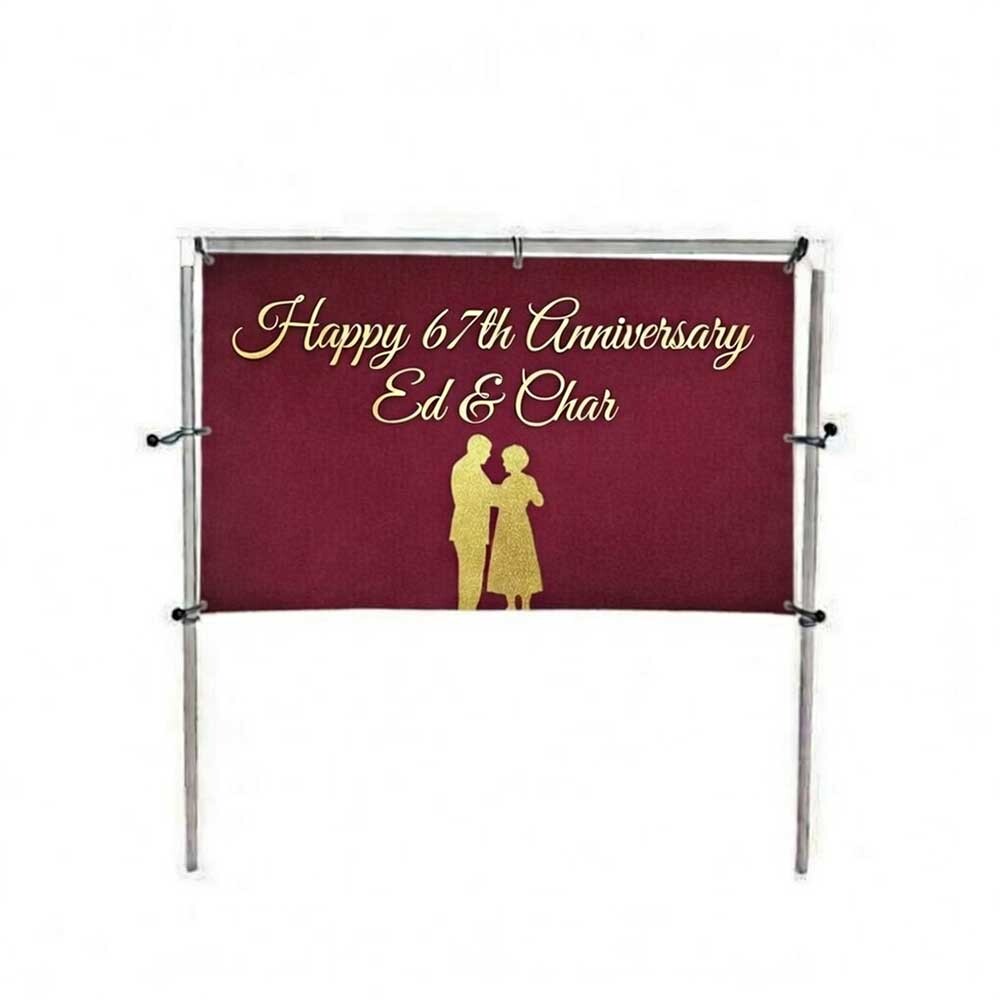 In Ground Banner 8x5 Single