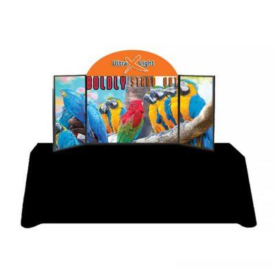Ultralight XP Briefcase Tabletop Display Setup
